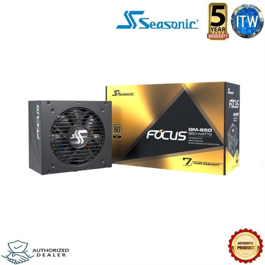 Fuente Seasonic FOCUS GM-750 750W Semi Modular