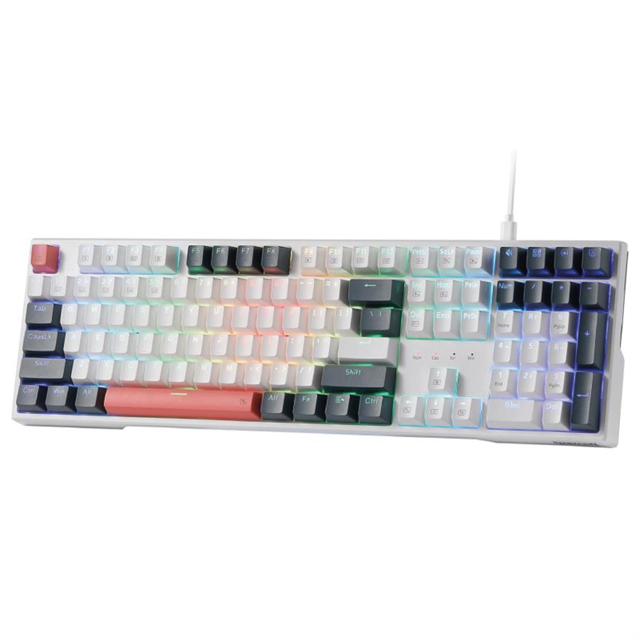 Teclado Mecácino Redragon K668 Trundle | RED | ES | 100% | RGB | Blanco