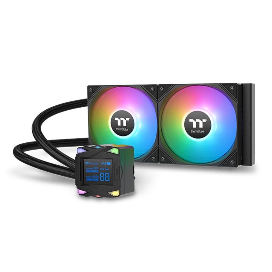 Water Cooler Thermaltake LA240-S | ARGB Sync | Negro | LCD Display