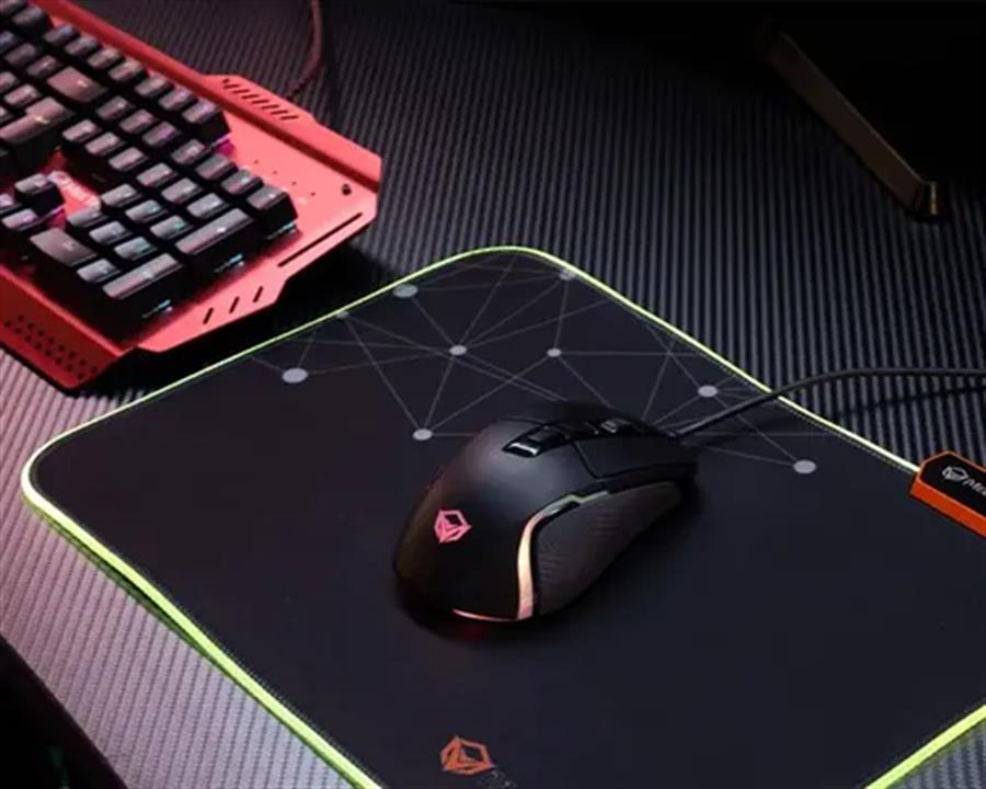 Mouse Pad Gamer | Meetion MT-PD120 | LED RGB | M 35 x 26