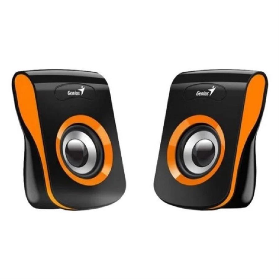 Parlantes Genius sp-q180 usb Naranja