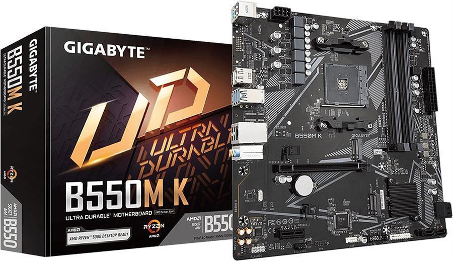 Motherboard GIGABYTE AM4 B550M K BOX M-ATX