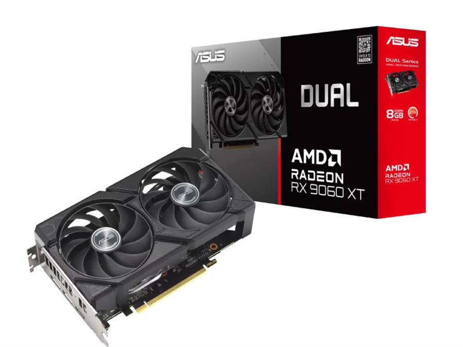 Placa de Video Asus DUAL Radeon RX 9060 XT 16Gb