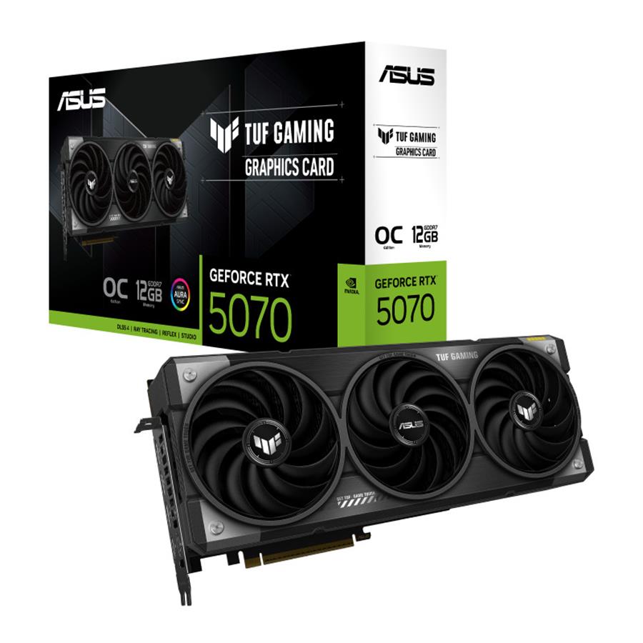 Placa de Video Asus GeForce RTX 5070 12GB TUF Gaming OC